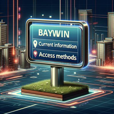 Baywin Yeni Adres: Güncel Bilgiler ve Erişim Yöntemleri